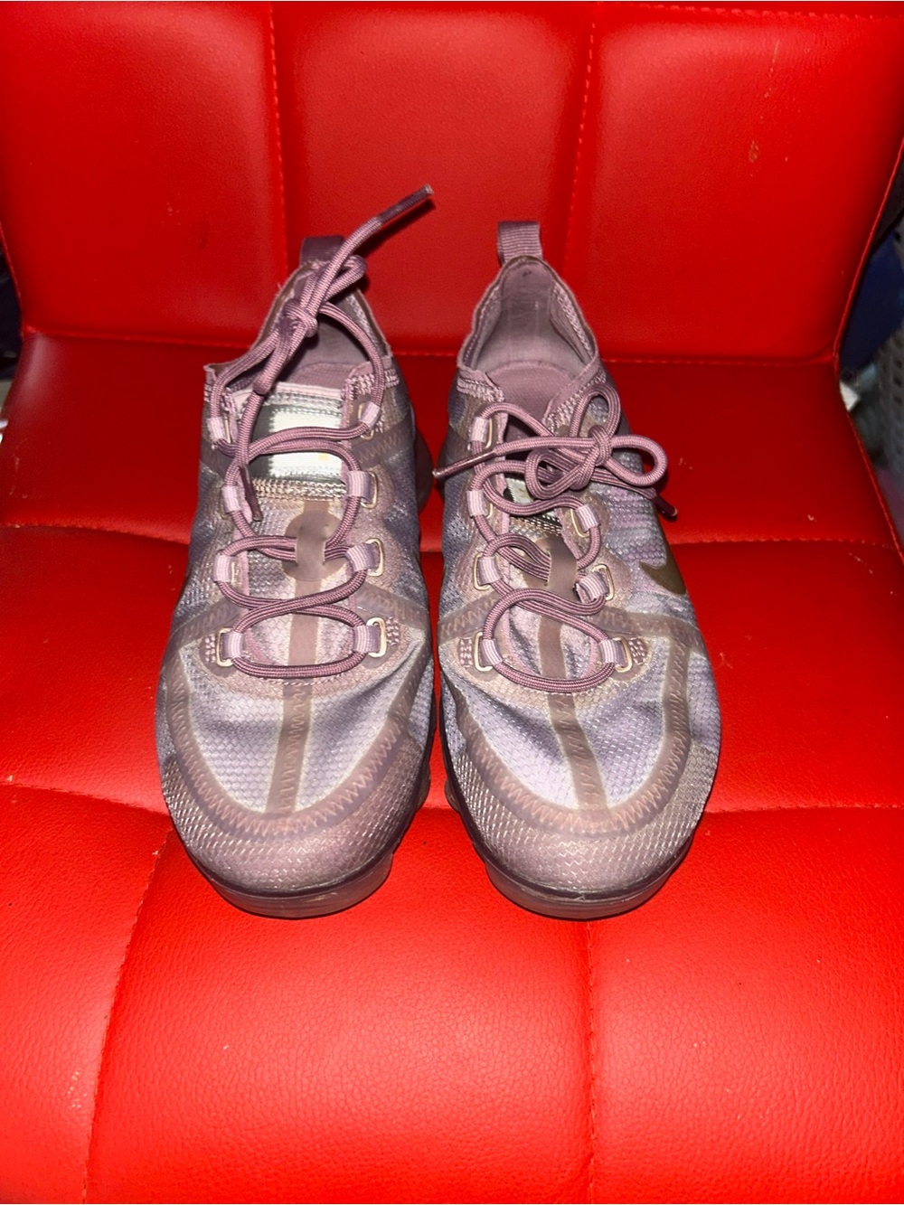 Nike Women's Mauve Lace-Up Athletic Sneakers